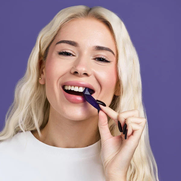 LummaSculpt ™ Purple Teeth Whitening Strips Dual-Action Teeth Whitening Strips